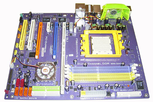 ECS KN2 SLI Extreme   nVidia nForce4 SLI x16