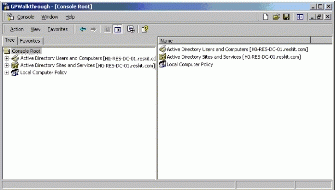 Figure 2: Group Policy MMC Console